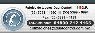 Contacto Tapetes Dust Control